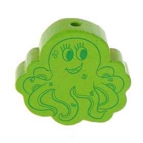 Octopus motif bead 'yellow-green' 510 in stock 