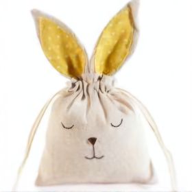 Geschenkbeutel Osterhase "bunte Ohren" 'gelb' 11 auf Lager