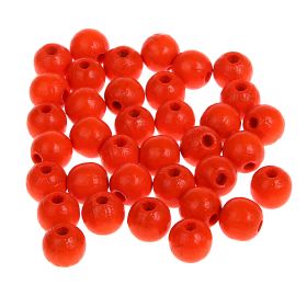 Neon beads 8mm - 50 pieces 'neon-orange' 203 in stock 