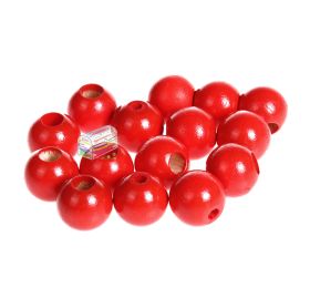Sicherheitsperlen 12mm • 25 Stück 'rot' 187 auf Lager