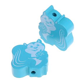 Motif bead squirrel 'light turquoise' 839 in stock 