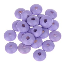 Wooden lenses 10mm - 50 pieces 'lilac' 150 in stock 