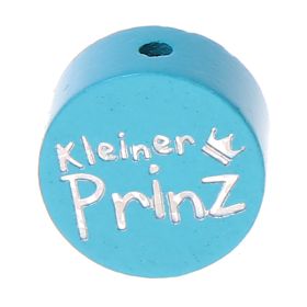Motivperle Scheibe kleiner Prinz Glitzer 'helltürkis' 291 auf Lager